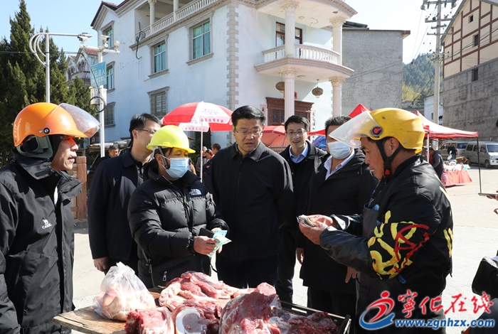 宁化县领导到安乐镇调研