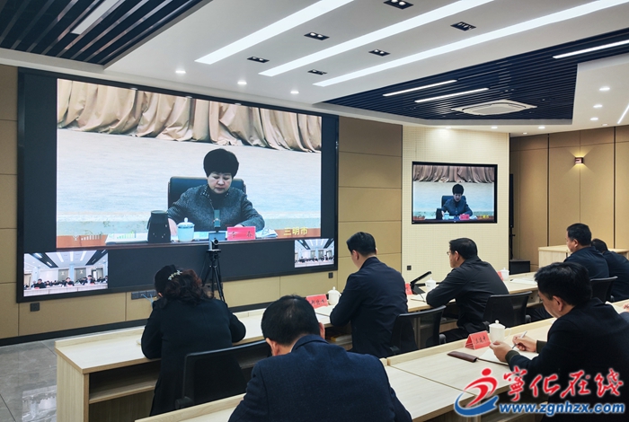 宁化组织收听收看市委农村工作视频会议