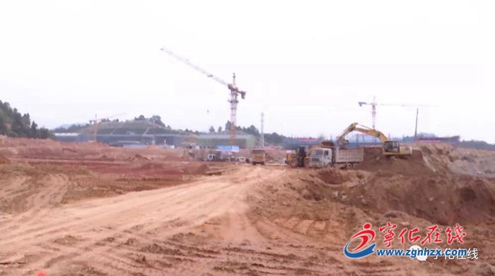 【五比五晒】宁化城关火车站连接线及站前广场建设如火如荼