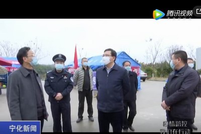 市委副书记王进足来宁检查指导疫情防控工作