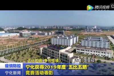宁化获得2019年度“五比五晒”竞赛活动表彰