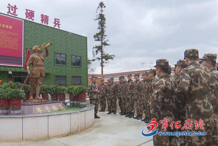 武警三明支队来宁开展“长征起点再出发”主题党日活动