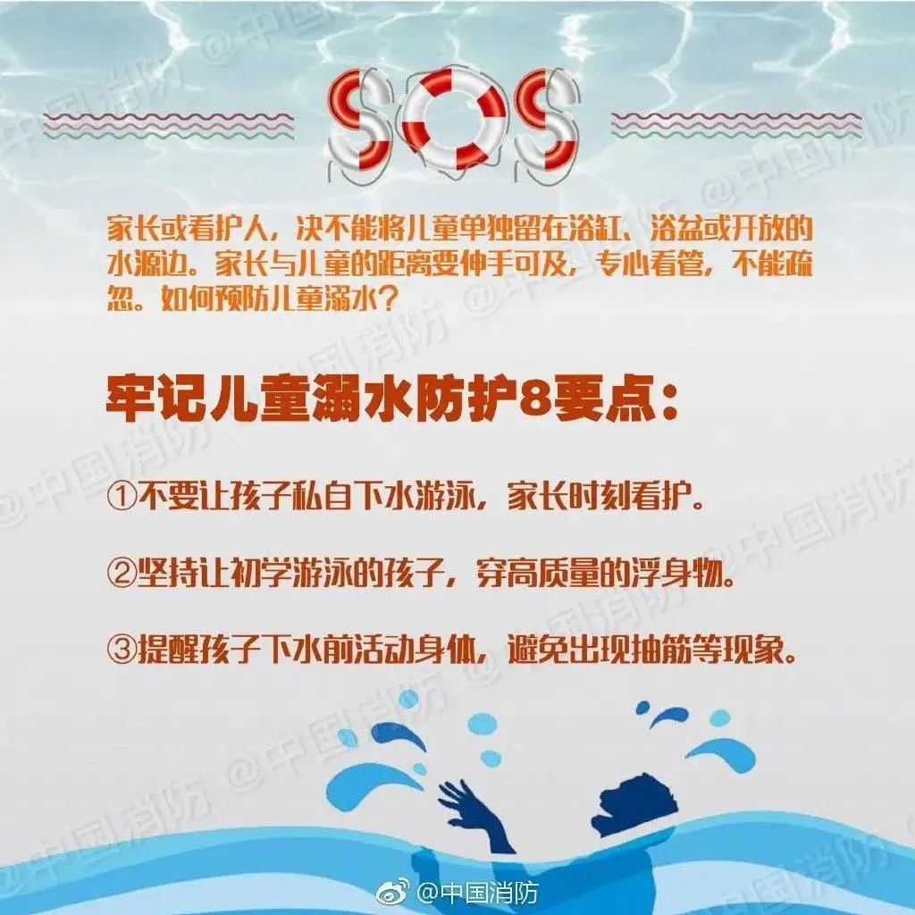 中国消防：儿童溺水正确救援方法请记牢！
