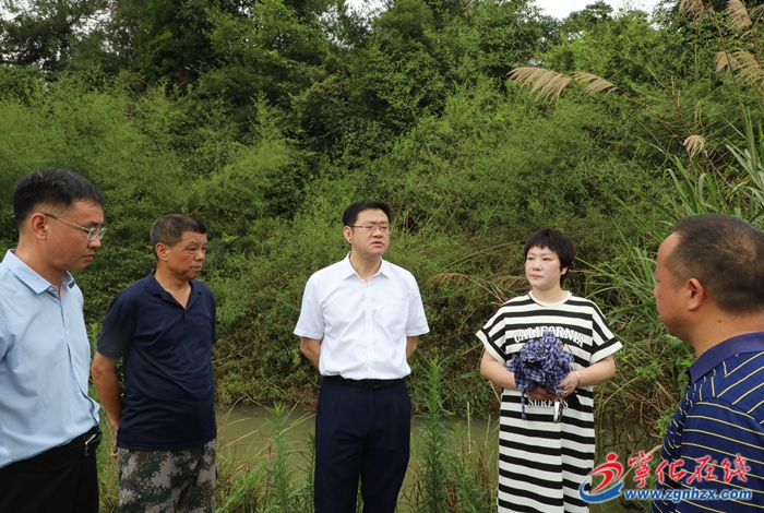 宁化县领导开展生态环保督促调研